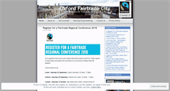 Desktop Screenshot of oxfairtrade.wordpress.com