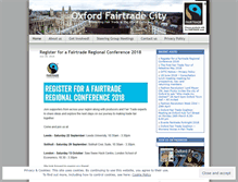Tablet Screenshot of oxfairtrade.wordpress.com