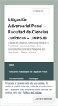 Mobile Screenshot of litigacionadversarial.wordpress.com