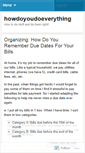 Mobile Screenshot of howdoyoudoeverything.wordpress.com