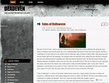 Tablet Screenshot of deadeven.wordpress.com