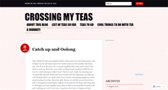 Desktop Screenshot of crossingmyteas.wordpress.com