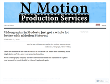 Tablet Screenshot of nmotionpictures.wordpress.com