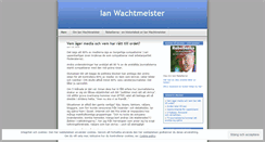 Desktop Screenshot of ianwachtmeister.wordpress.com