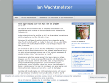 Tablet Screenshot of ianwachtmeister.wordpress.com
