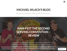 Tablet Screenshot of michaelwlach.wordpress.com