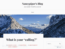 Tablet Screenshot of nancypiper.wordpress.com