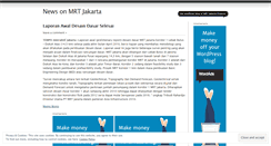 Desktop Screenshot of jakartamrt.wordpress.com