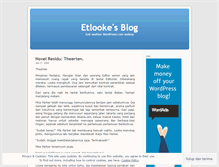 Tablet Screenshot of etlooke.wordpress.com