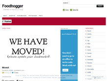 Tablet Screenshot of foodhogger.wordpress.com