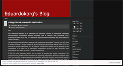 Desktop Screenshot of eduardokorg.wordpress.com