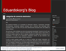 Tablet Screenshot of eduardokorg.wordpress.com