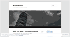 Desktop Screenshot of huojuvatorni.wordpress.com