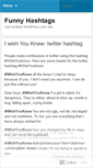 Mobile Screenshot of funnyhashtags.wordpress.com