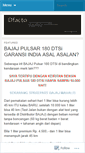 Mobile Screenshot of dfacto.wordpress.com