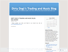 Tablet Screenshot of dirtydog.wordpress.com