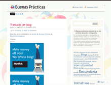 Tablet Screenshot of buenaspracticas.wordpress.com