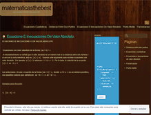 Tablet Screenshot of matematicasthebest.wordpress.com