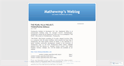 Desktop Screenshot of mathewmp.wordpress.com