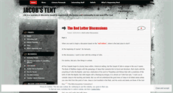 Desktop Screenshot of jacobstent.wordpress.com