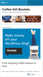Mobile Screenshot of coffeegiftbaskets.wordpress.com