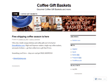 Tablet Screenshot of coffeegiftbaskets.wordpress.com