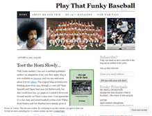 Tablet Screenshot of funkyball.wordpress.com