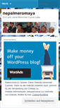 Mobile Screenshot of nepalmeromaya.wordpress.com
