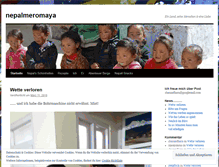 Tablet Screenshot of nepalmeromaya.wordpress.com