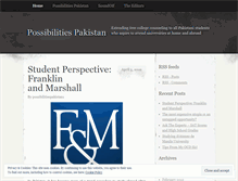 Tablet Screenshot of possibilitiespakistan.wordpress.com