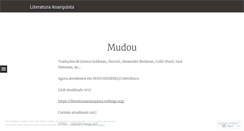 Desktop Screenshot of literaturaanarquista.wordpress.com