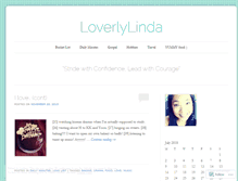 Tablet Screenshot of loverlylinda.wordpress.com