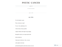 Tablet Screenshot of cancerofthemoon.wordpress.com