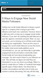 Mobile Screenshot of cflmarketing.wordpress.com