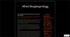 Desktop Screenshot of alfredskogberg.wordpress.com