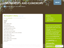 Tablet Screenshot of lemondropsandgumdrops.wordpress.com