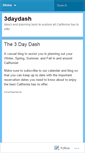 Mobile Screenshot of 3daydash.wordpress.com
