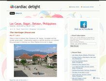 Tablet Screenshot of cardiacdelight.wordpress.com