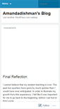 Mobile Screenshot of amandadishman.wordpress.com