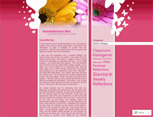 Tablet Screenshot of amandadishman.wordpress.com