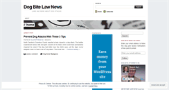 Desktop Screenshot of dogbiteattorney.wordpress.com