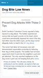 Mobile Screenshot of dogbiteattorney.wordpress.com