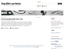 Tablet Screenshot of dogbiteattorney.wordpress.com