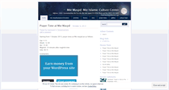 Desktop Screenshot of miemasjid.wordpress.com