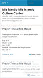 Mobile Screenshot of miemasjid.wordpress.com
