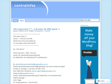 Tablet Screenshot of contrainfos.wordpress.com