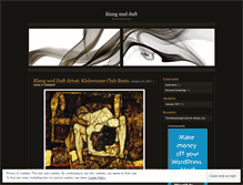Tablet Screenshot of klangundduft.wordpress.com