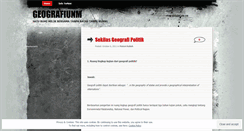 Desktop Screenshot of geografiunm.wordpress.com