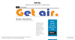 Desktop Screenshot of getair.wordpress.com