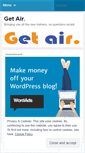 Mobile Screenshot of getair.wordpress.com